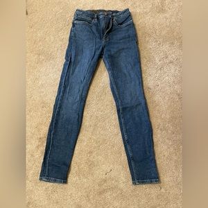 Denim skinny jeans